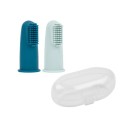 Nattou Escovas Dentes Azul/Verde + Estojo