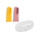 Nattou Escovas Dentes Amarelo/Rosa + Estojo