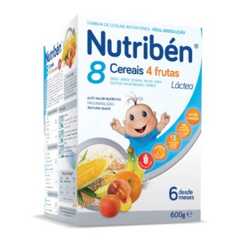 Nutribn Papa 8 Cereais 4 Frutas Lctea 600g