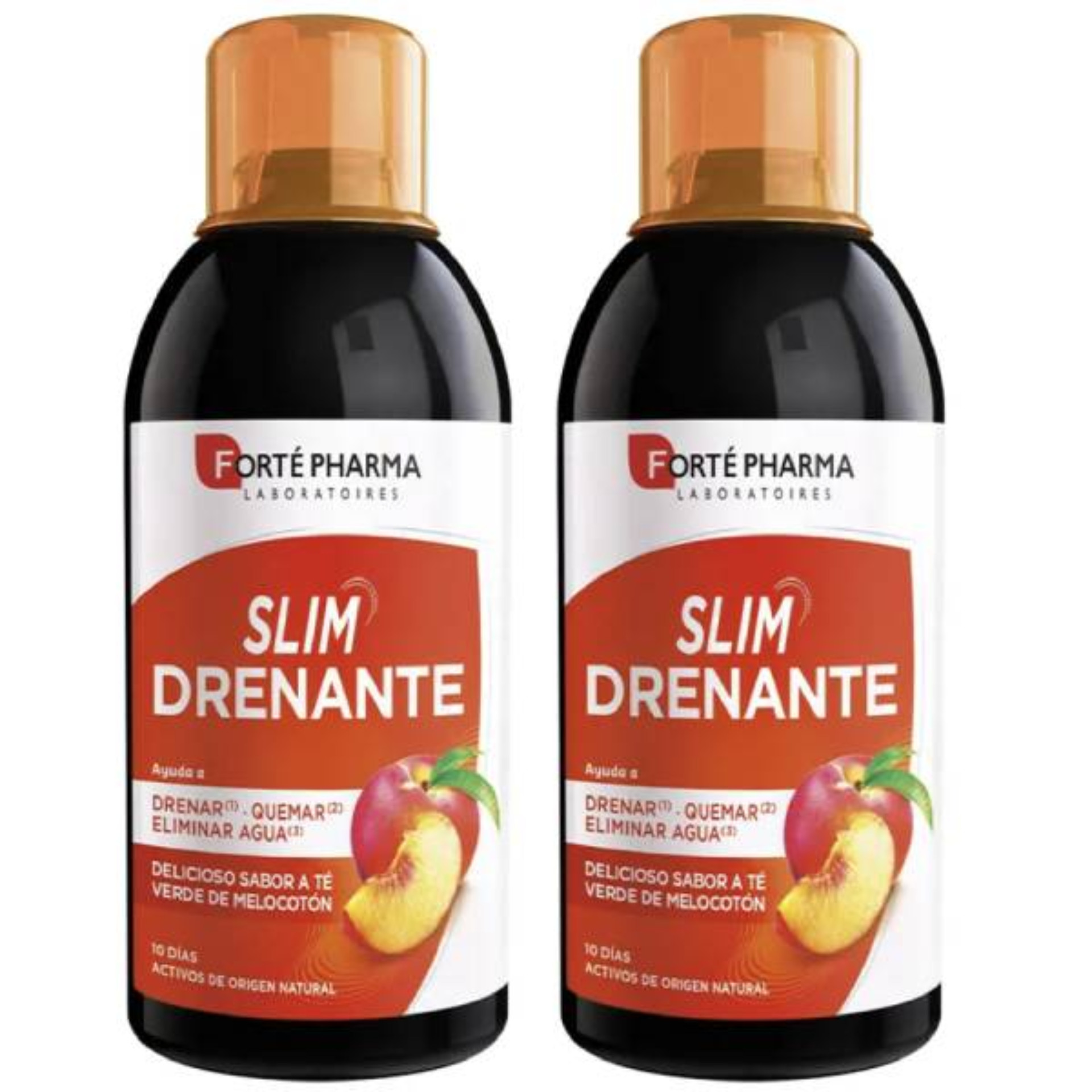 Fort Pharma Slim Drenante Pssego e Ch Verde Duo