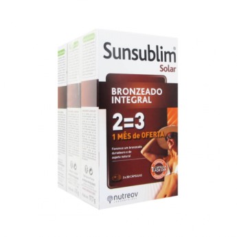 Nutrov Sunsublim Bronzage Integral Pack Trio Cpsulas