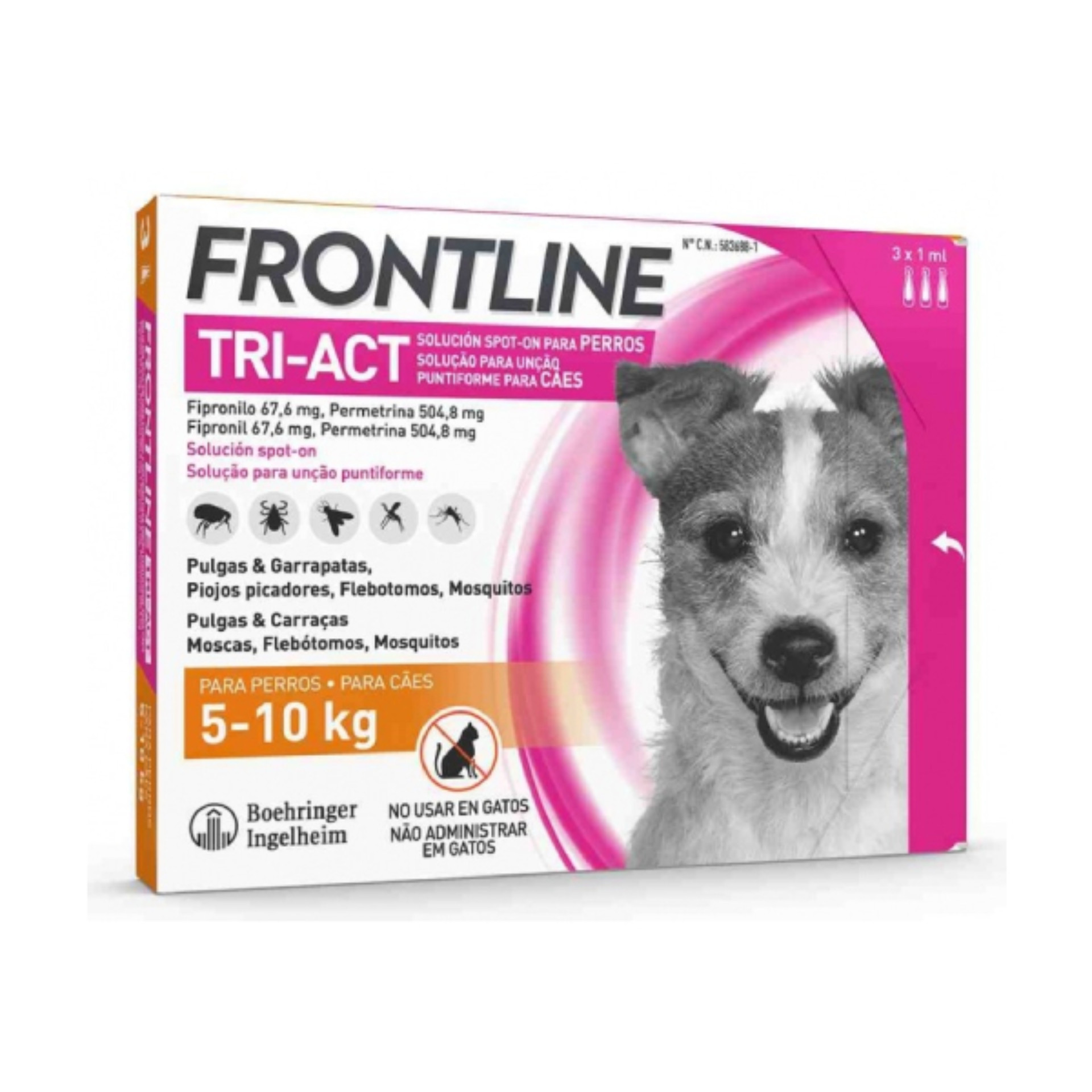 Frontline Tri-Act Ces Pack 5-10Kg