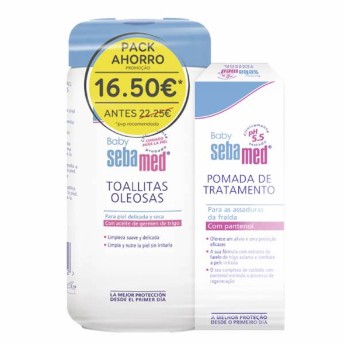 Sebamed Baby Pack Toalhitas Oleosas + Pomada de Tratamento