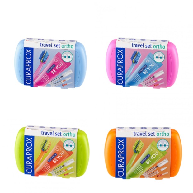 Curaprox Kit Viagem Ortho Azul Curaprox Kit Viagem Ortho Azul