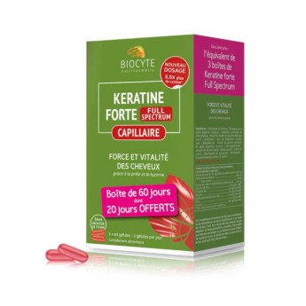 Biocyte Keratine Forte Pack Trio Cpsulas