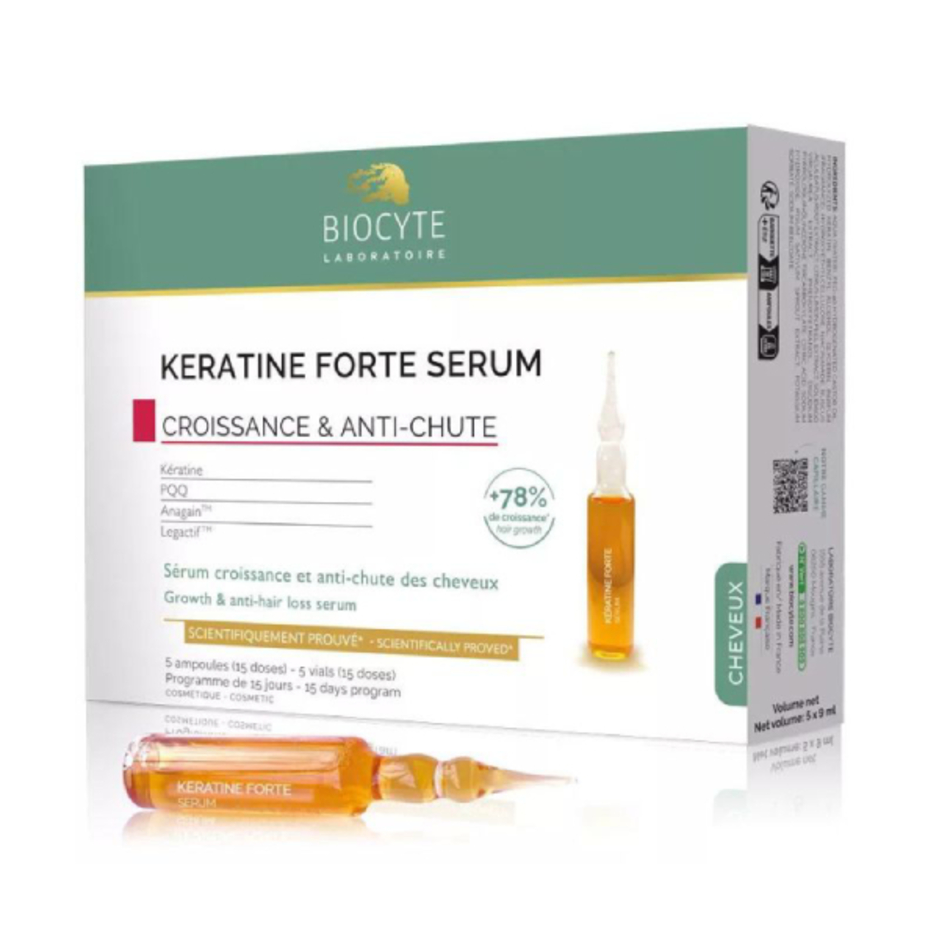 Biocyte Keratine Forte Srum Ampolas