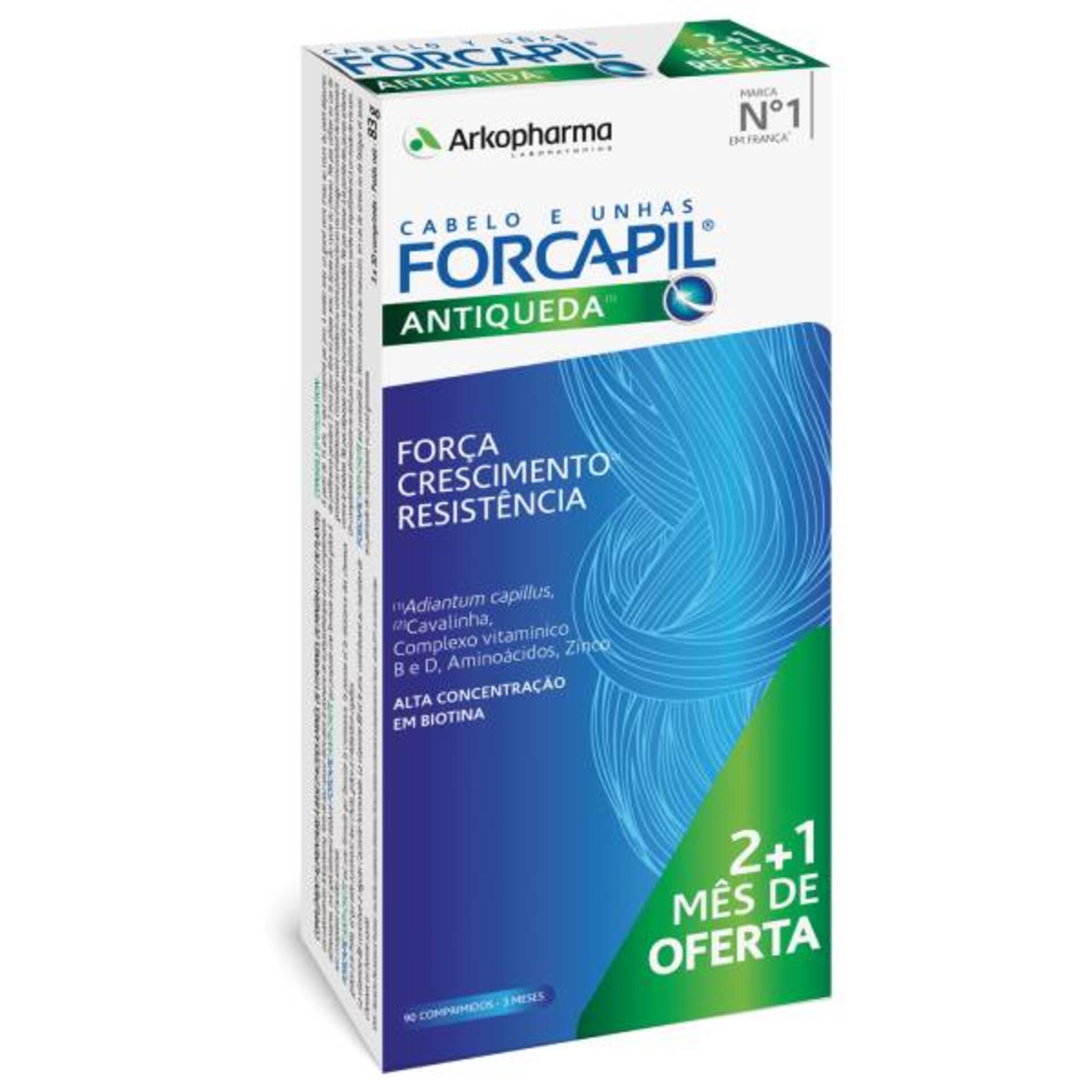 Arkopharma Forcapil Antiqueda Comprimidos Pack 2+1