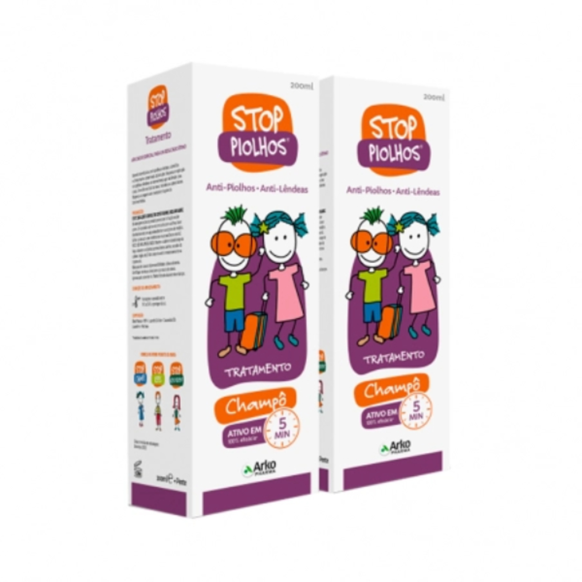 Stop Piolhos Champ Tratamento 40% 2 Unidade Pack