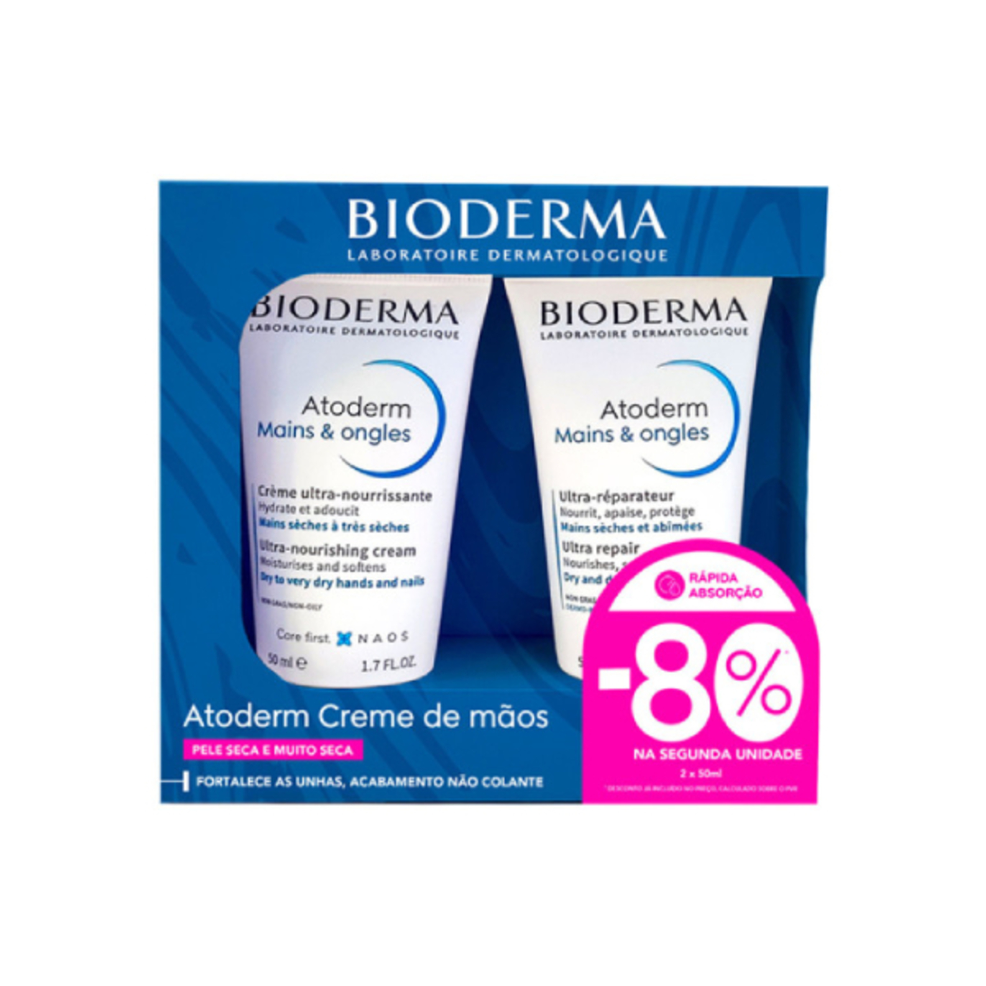 Bioderma Atoderm Creme Mos Duo