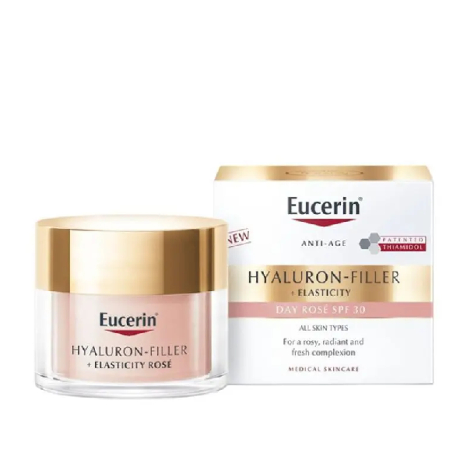 Eucerin Hyaluron-Filler + Elasticity Creme Dia Rose FPS 30