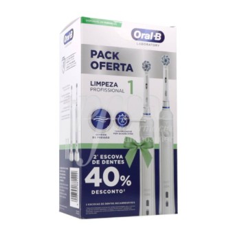 Oral-B Pro 1 Escova Elétrica 40% Desconto na 2ªUnidade Oral-B Pro 1 Escova Elétrica 40% Desconto na 2ªUnidade