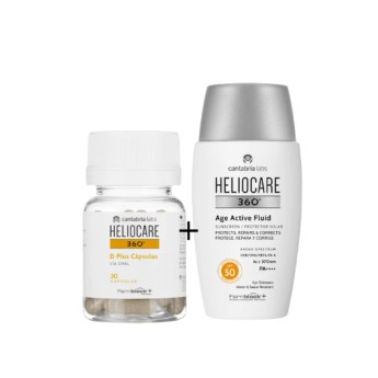 Heliocare 360 Age Active Fluid FPS 50 + D Plus Cpsulas