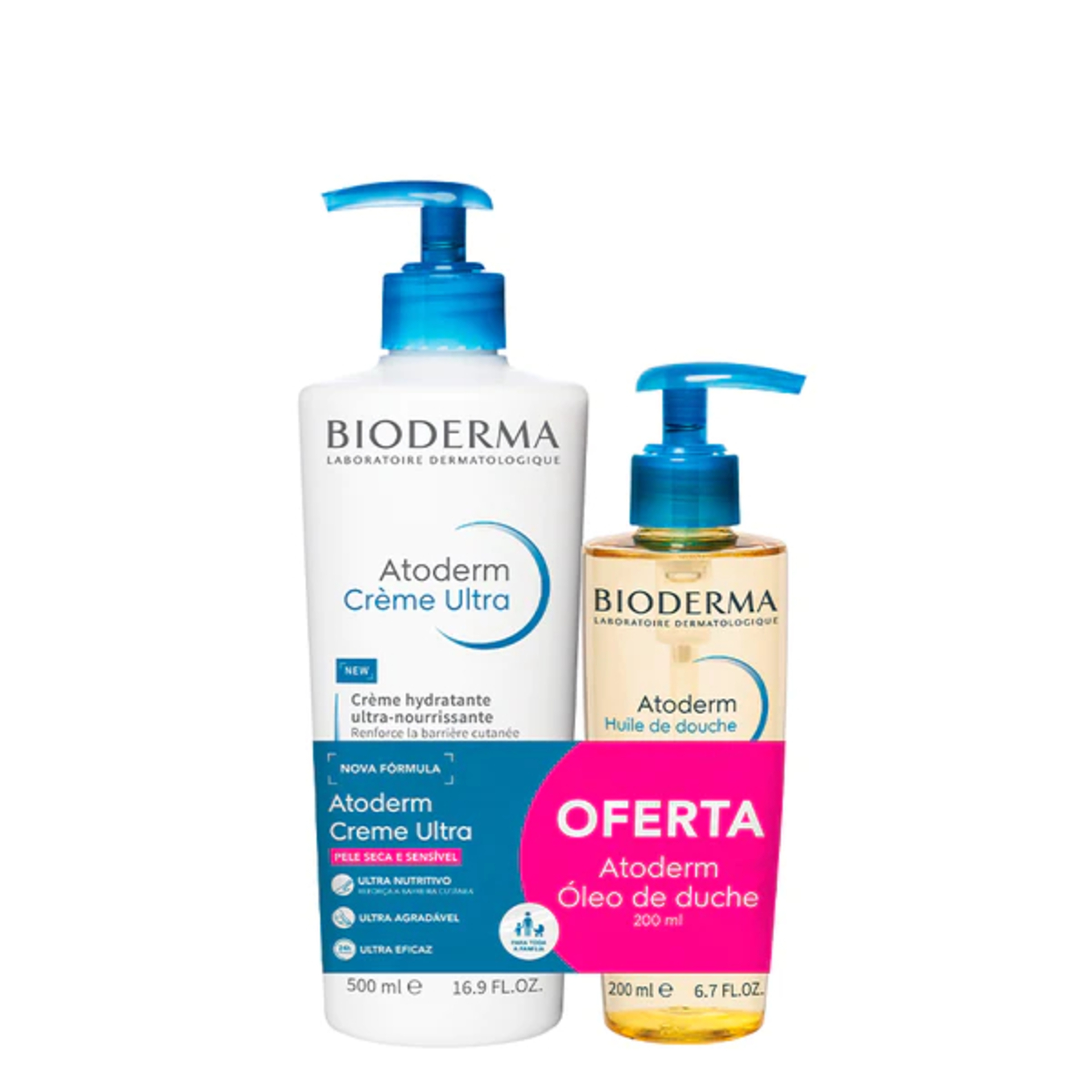 Bioderma Atoderm Creme Ultra + Oferta leo De Duche 