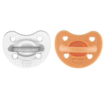 Chicco PhysioForma Chupetas Luxe 6-16M Transparente/Pssego
