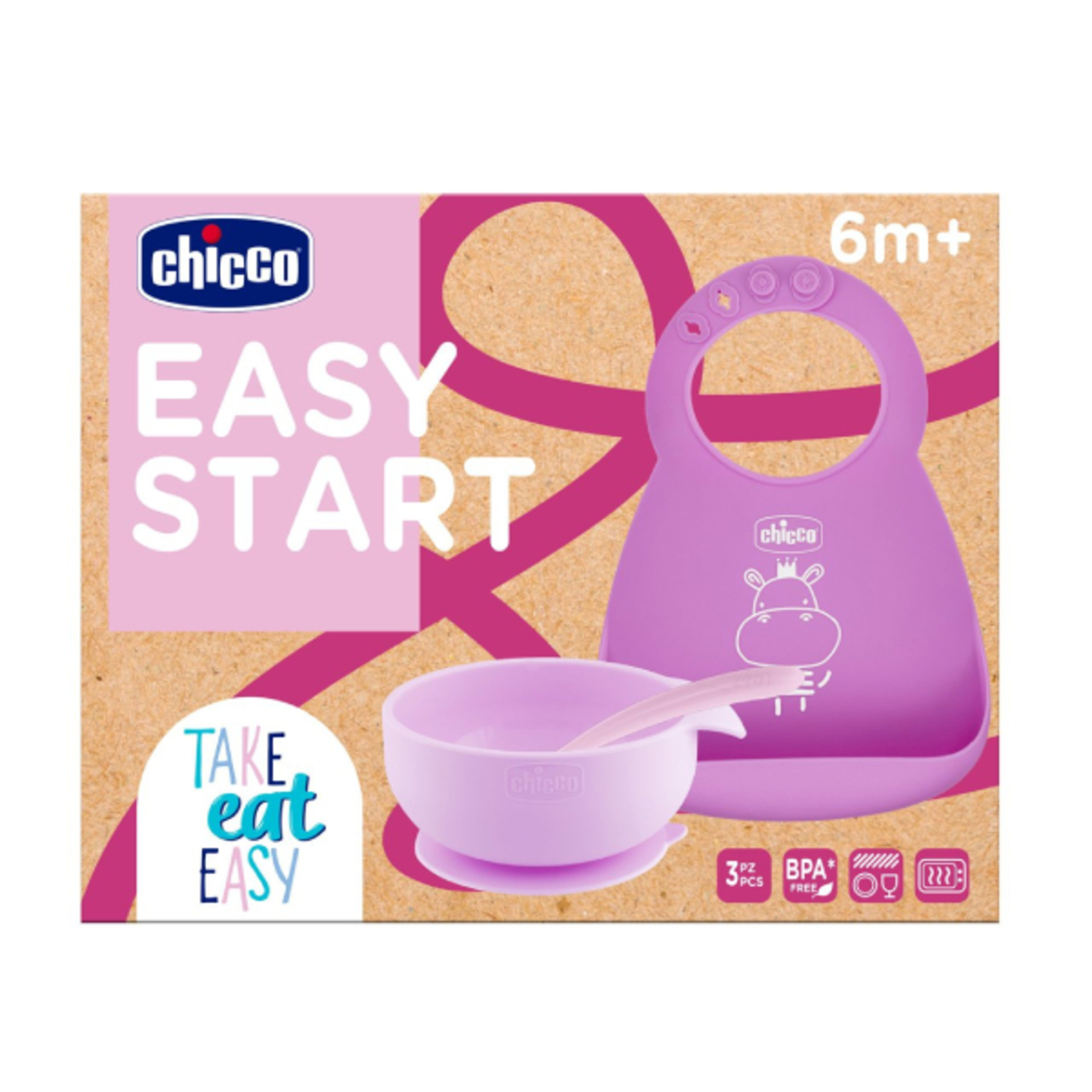 Chicco Conjunto Papa Silicone