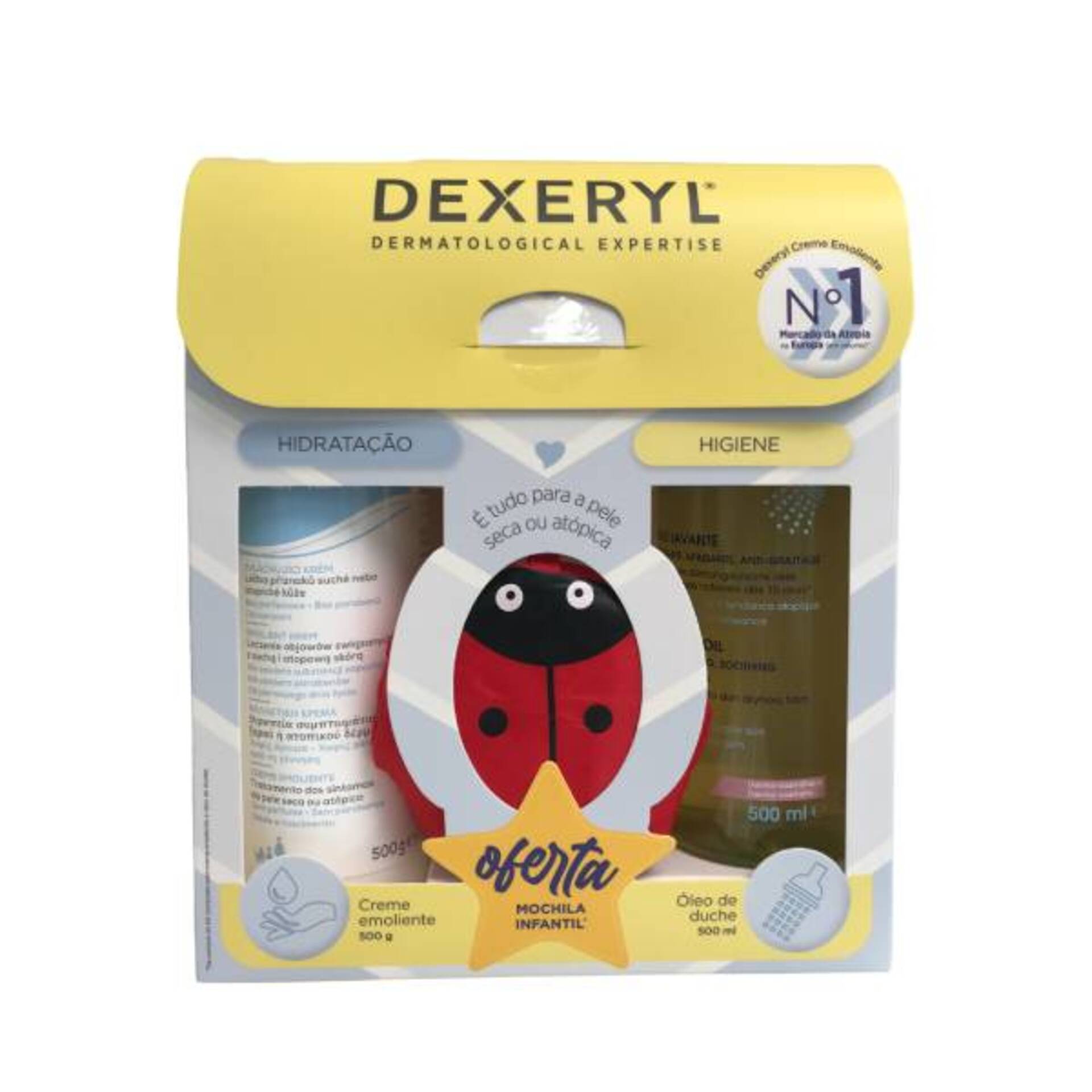 Dexeryl Creme + leo de Duche Oferta Mochila Infantil