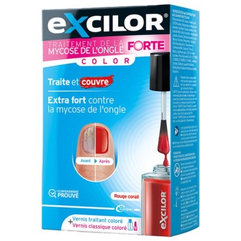 Excilor Forte Color Verniz Fungo Vermelho - 30ml