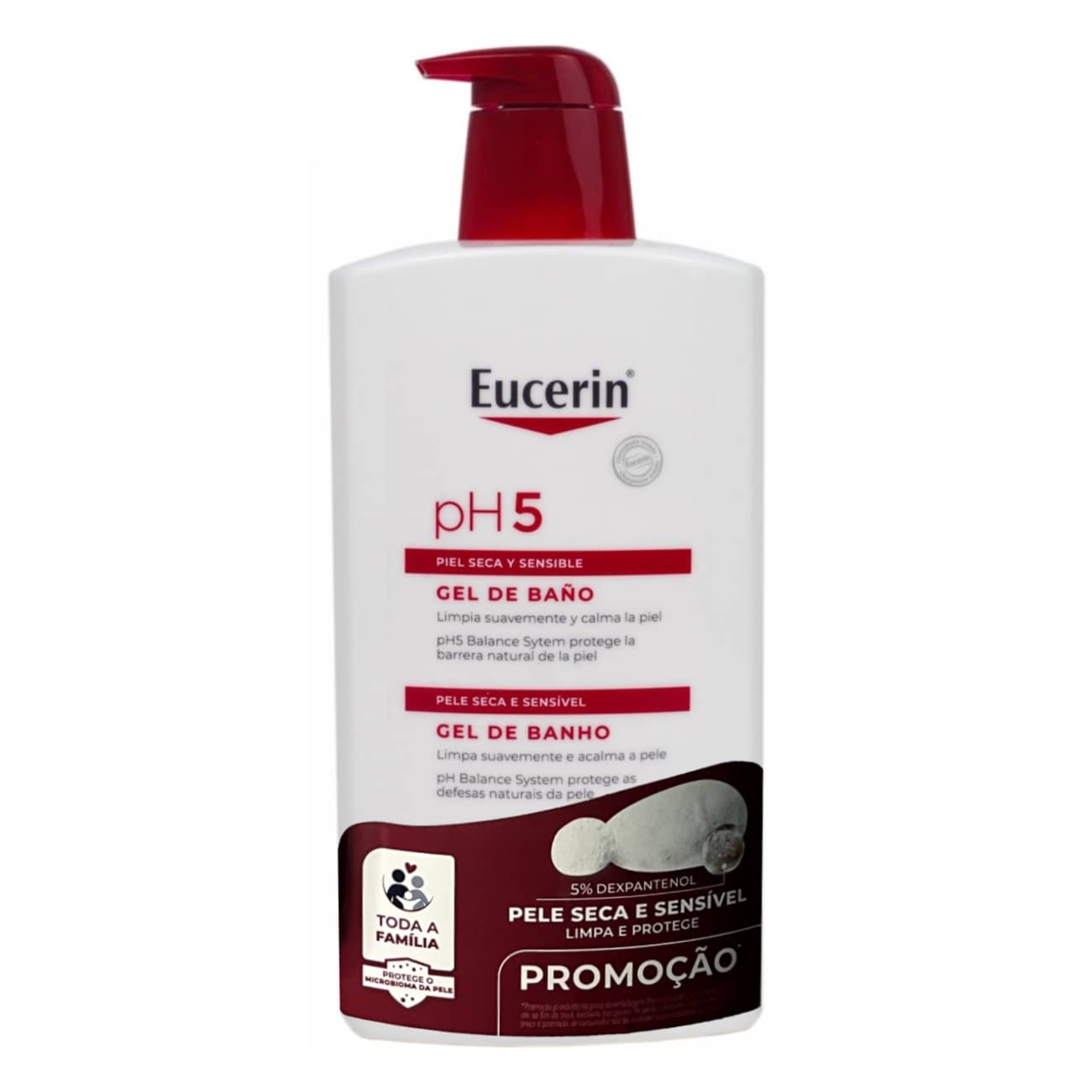 Eucerin PH5 Gel Banho 1L Promo