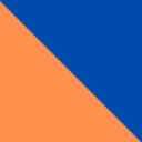Laranja/Azul