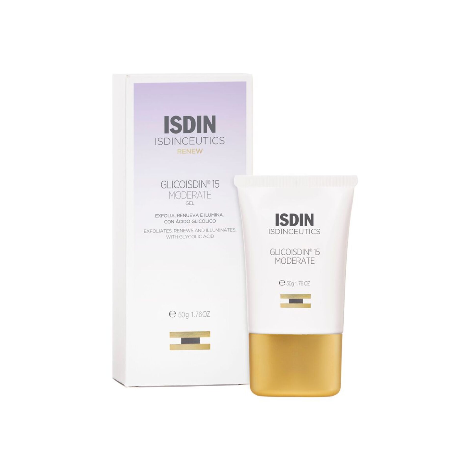 Isdin Isdinceutics Glicoisdin 15 Moderate Gel Facial Efeito Peeling