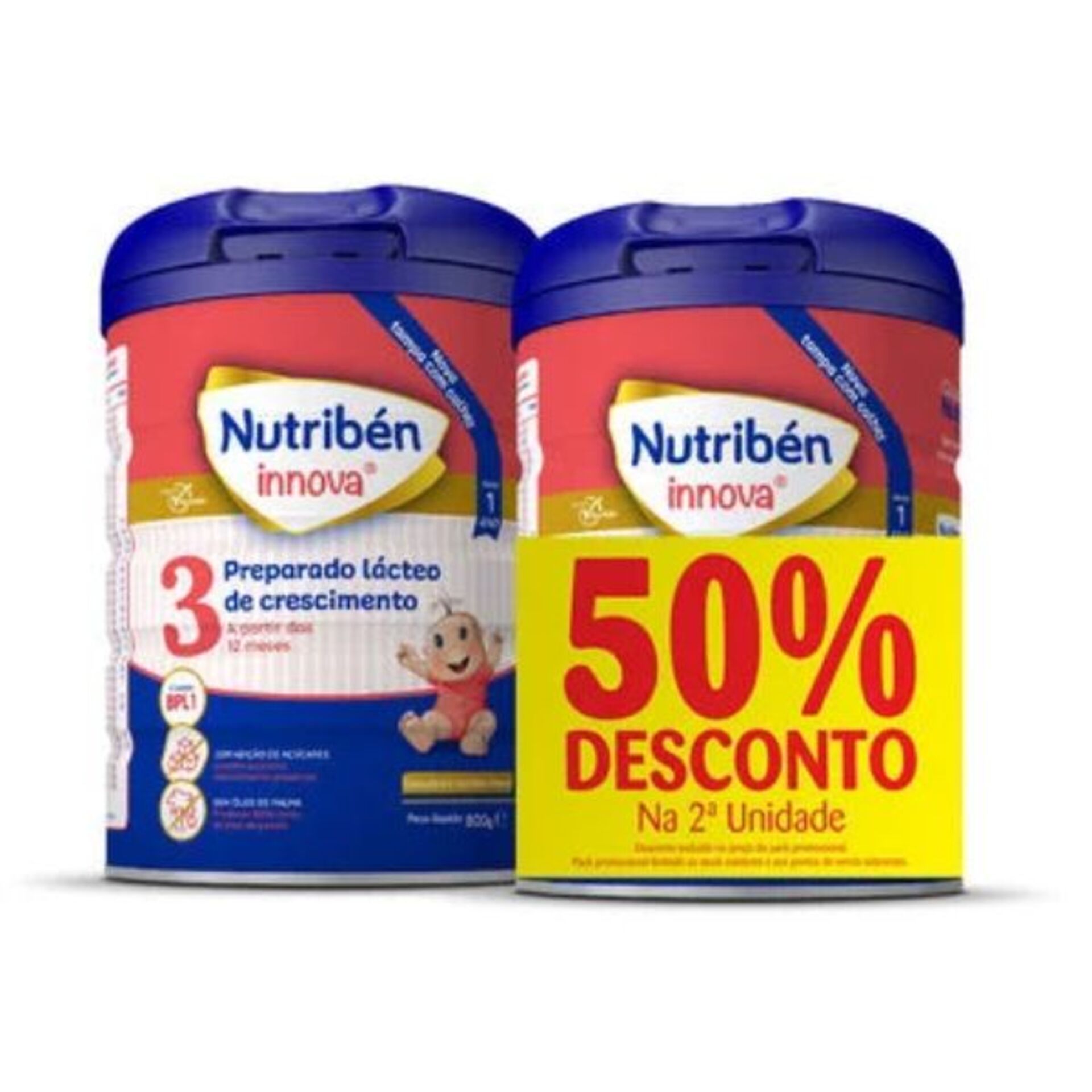 Nutribn Innova 3 Pack Duo Leite 800g