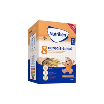 Nutribn Papa 8 Cereais e Mel 600g
