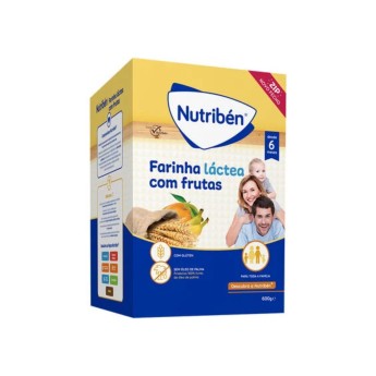 Nutriben Papa Lctea C/Frutas 600g