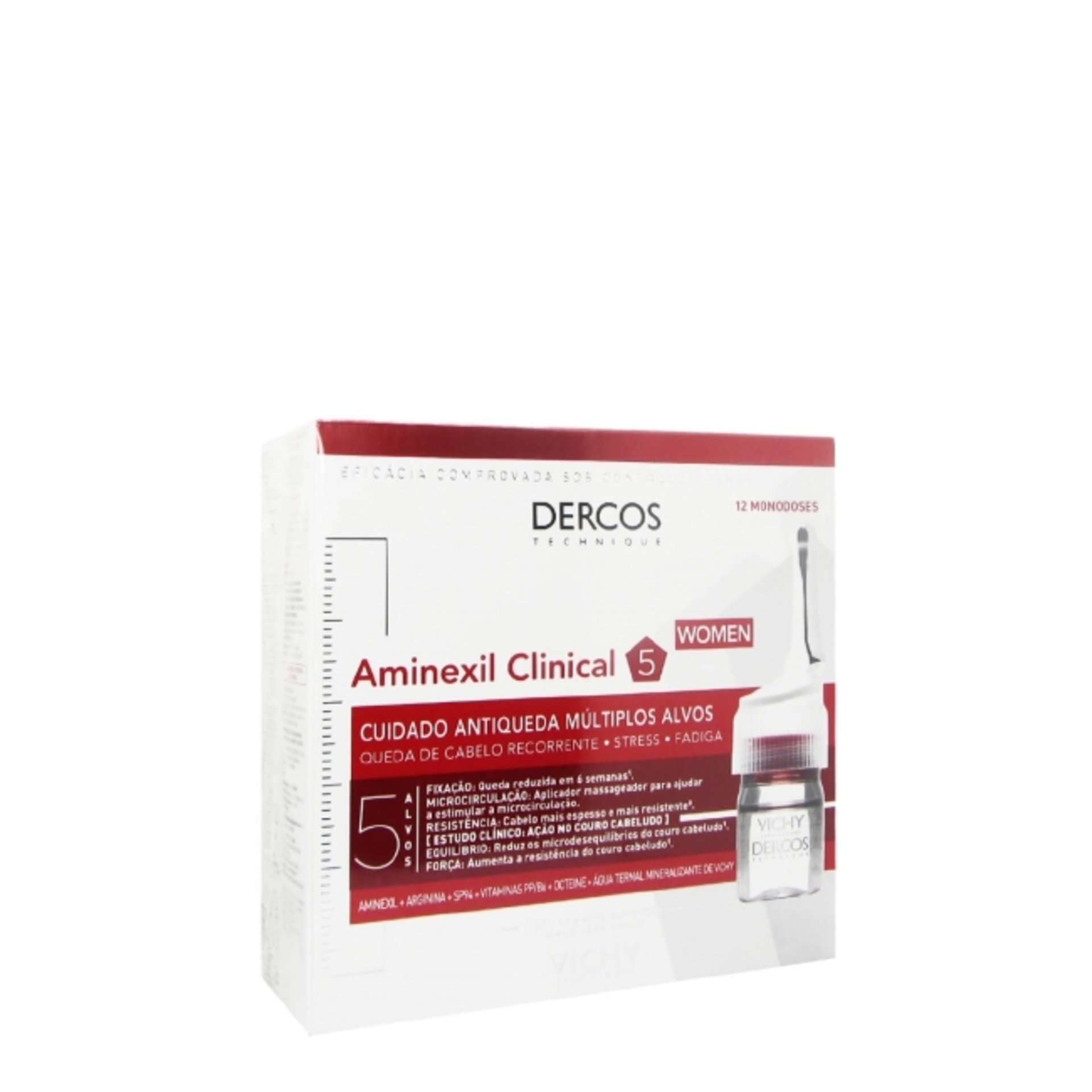 Vichy Dercos Aminexil Clinical 5 Mulher Ampolas