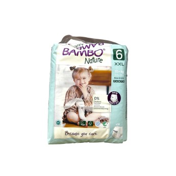 Bambo Nature Fraldas Cueca T6 15+Kg - 18 Unidades