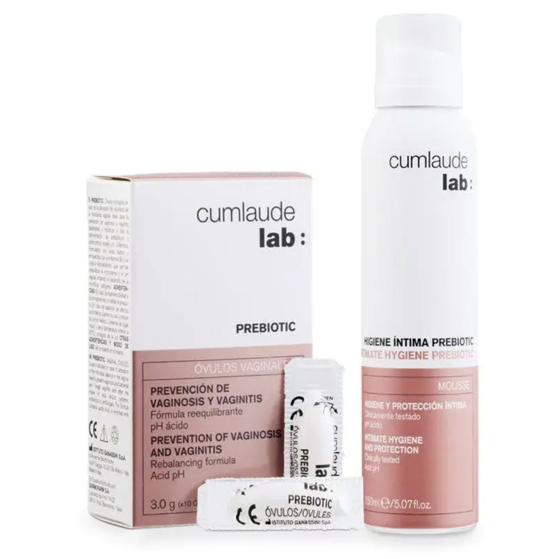 Cumlaude Lab Prebiotic vulos Vaginais + Mousse