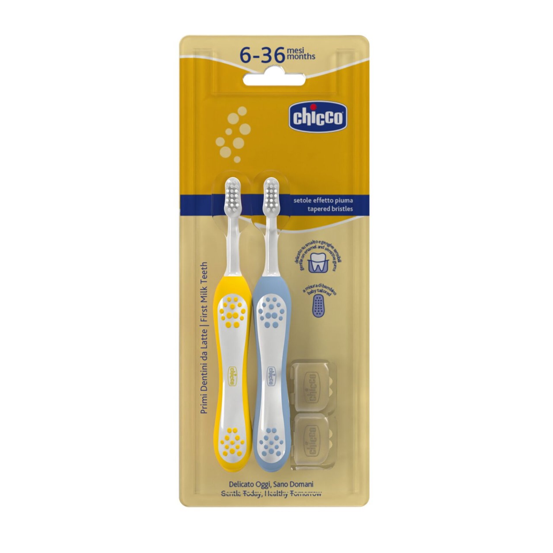 Chicco Escova Primeiros Dentes 6-36M x2