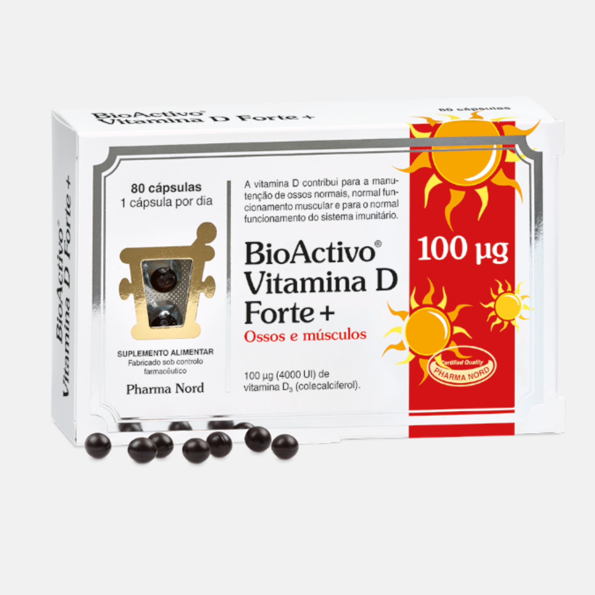 Bioactivo Vitamina D Forte + Caps 