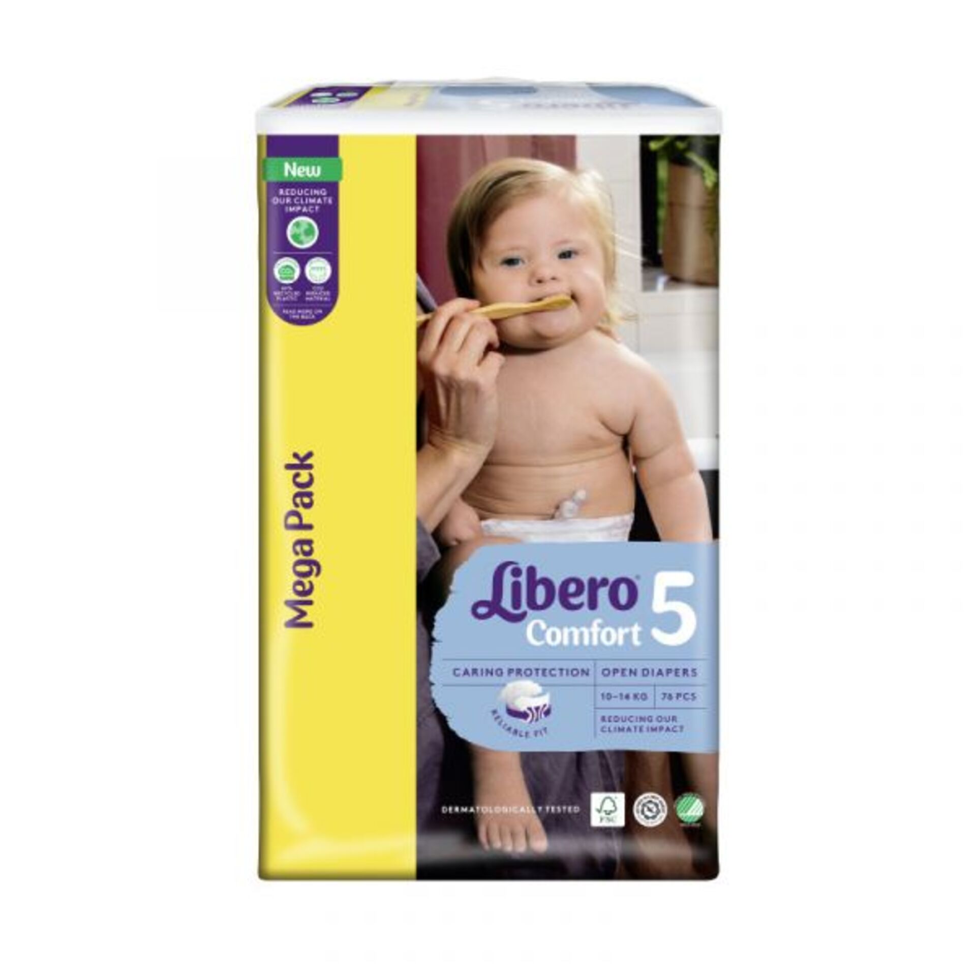 Libero Fraldas Comfort 5 10-14Kg - 76 Unidades