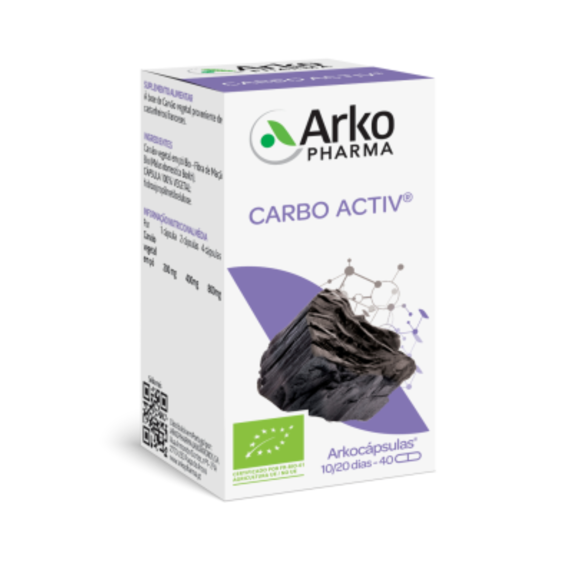 Arkocpsulas Carbo Activ Cpsulas