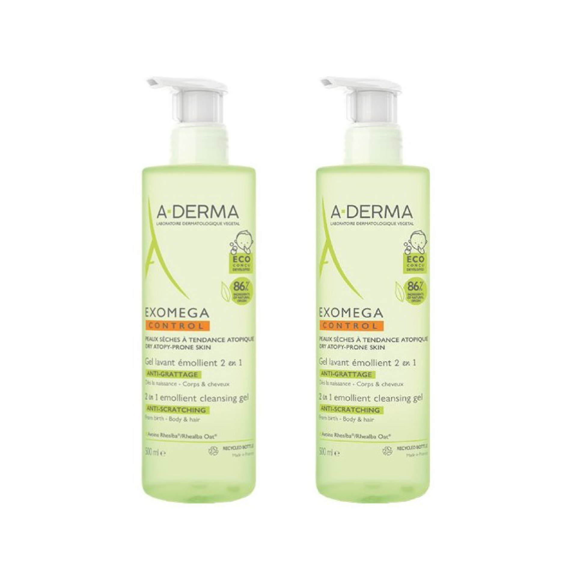 A-Derma Exomega Control Gel Corpo e Cabelo