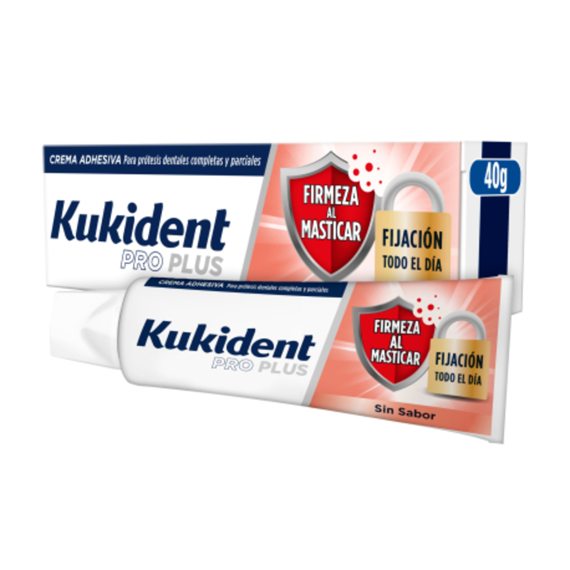 Kukident Pro Plus Firmeza ao Mastigar Sem Sabor