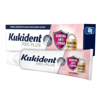 Kukident Pro Plus Barreira Anti-Comida Sem Sabor