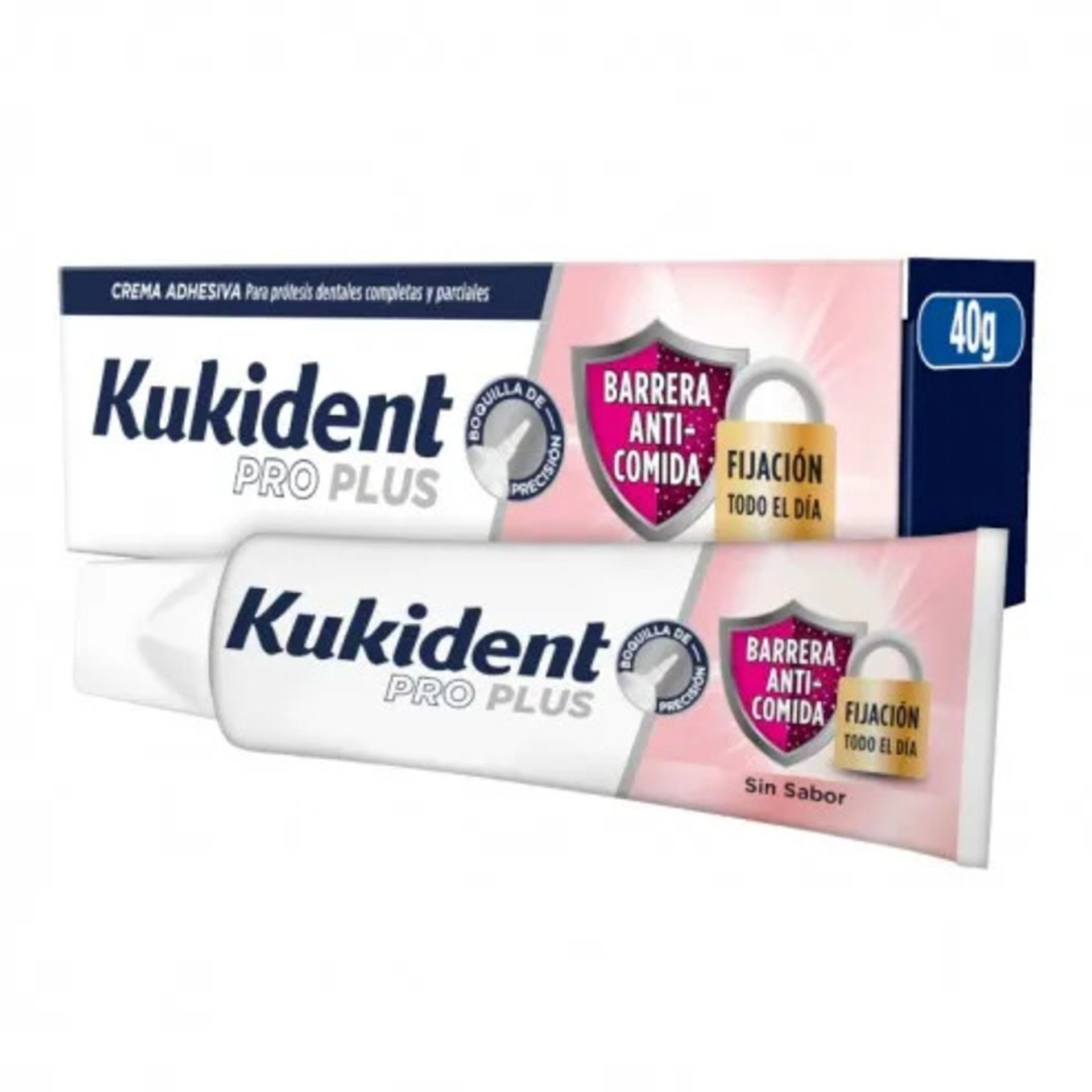 Kukident Pro Plus Barreira Anti-Comida Sem Sabor