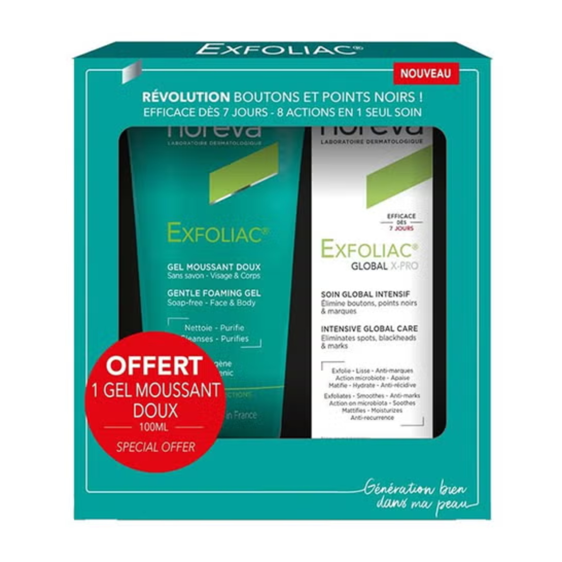 Noreva Exfoliac Global X-Pro + Oferta Gel Purificante