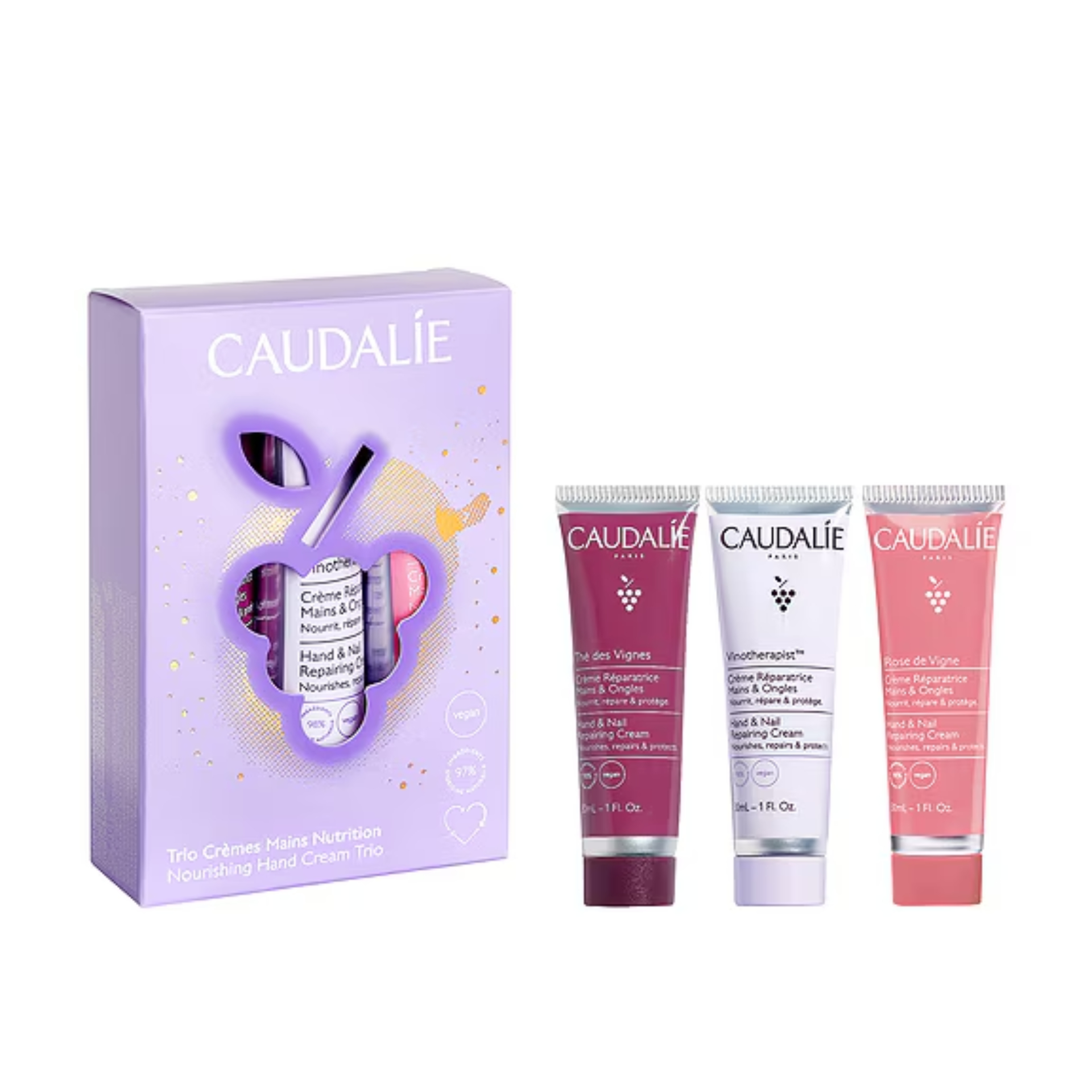 Caudalie Creme Mos e Unhas Trio