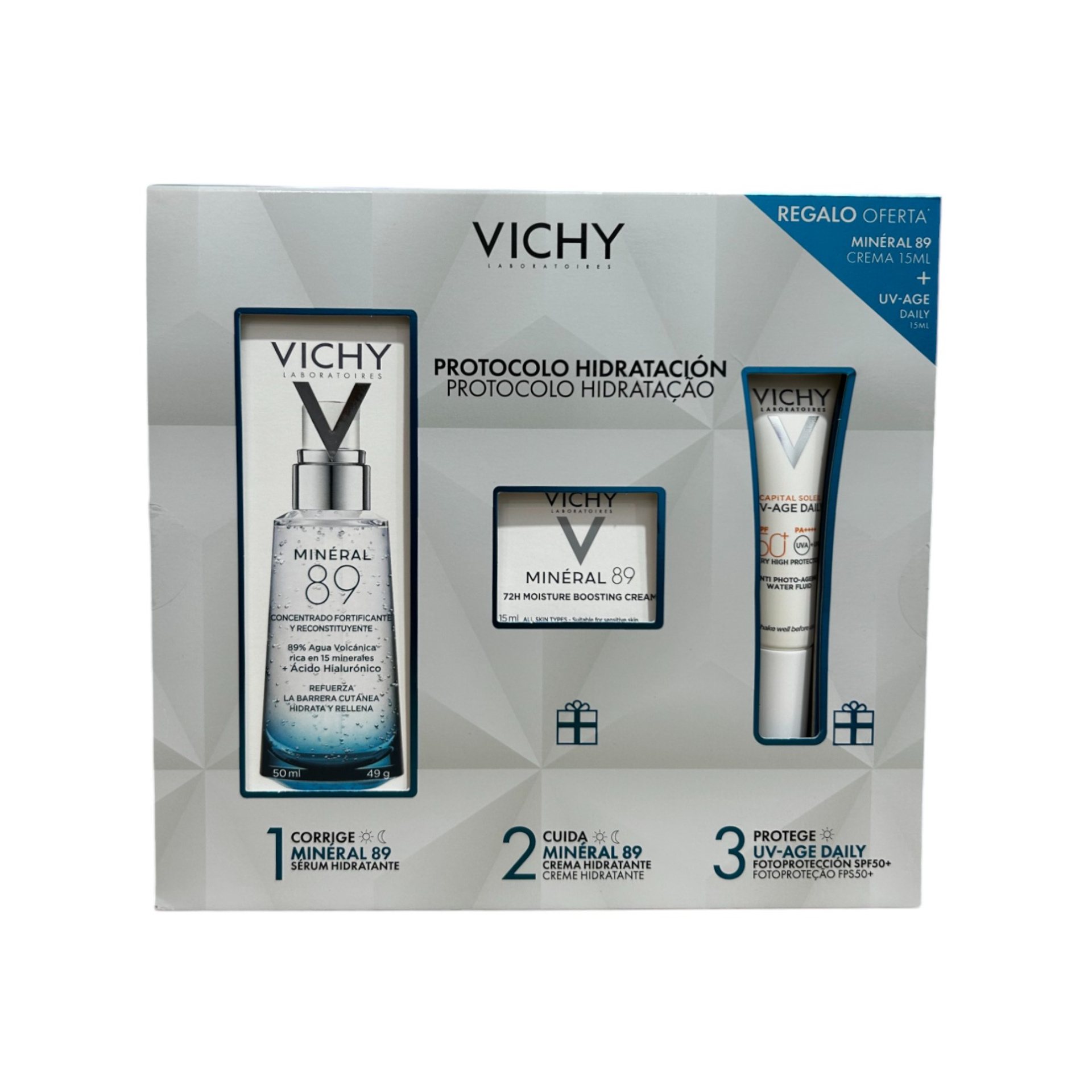 Vichy Mineral 89 Concentrado Rosto Coffret