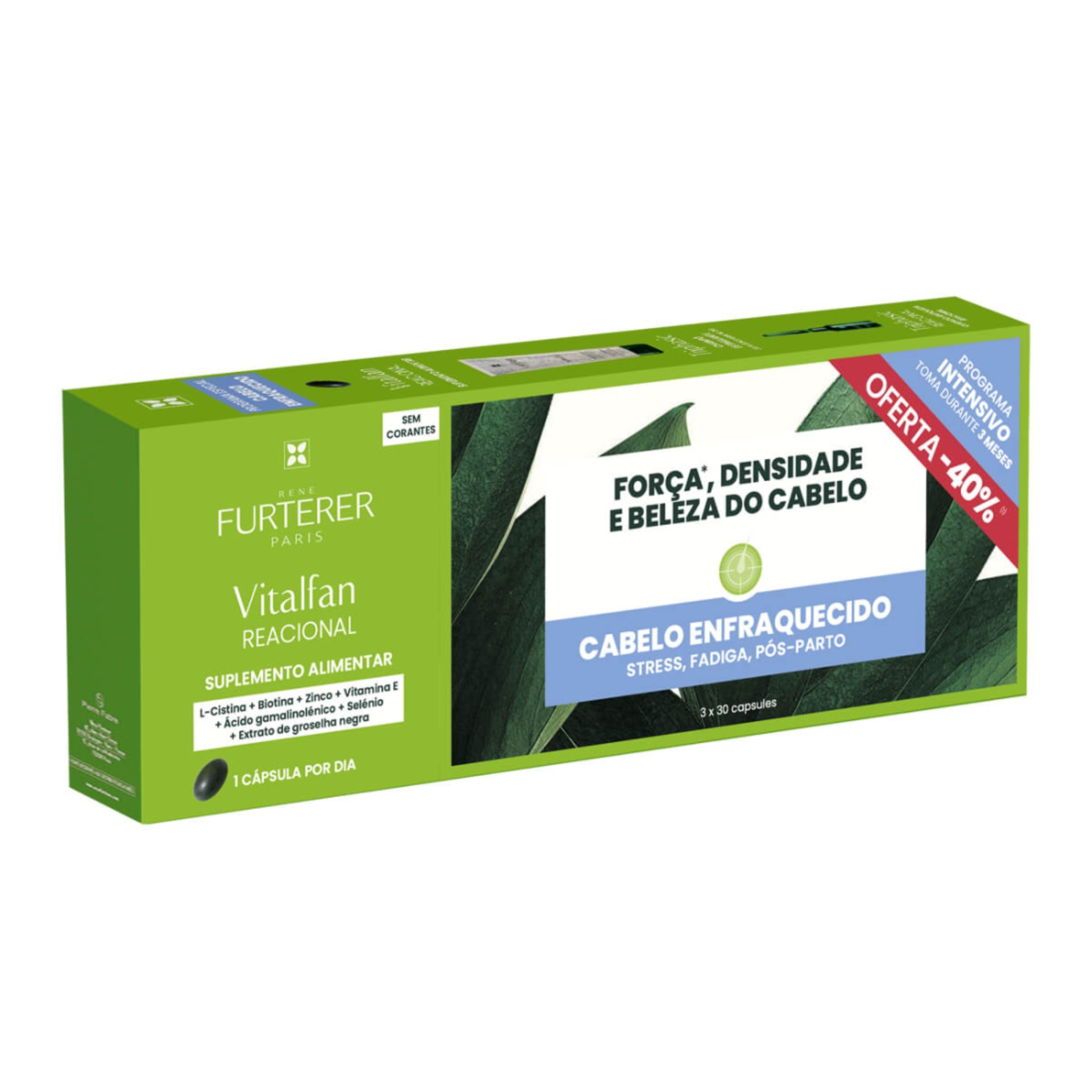 Rene Furterer Vitalfan Queda Reacional Trio 30 Cpsulas