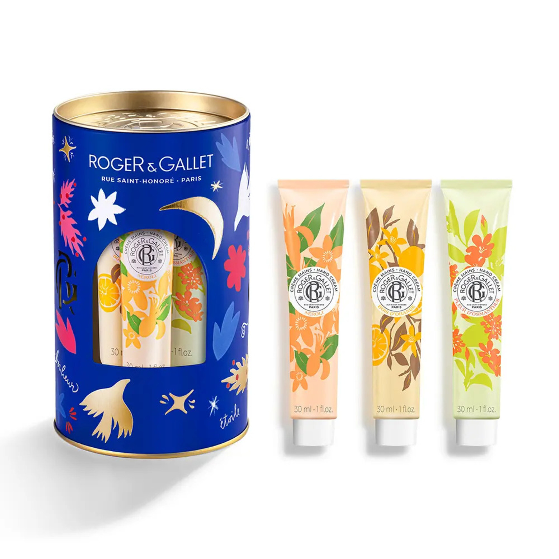 Roger & Gallet Creme Mos Nerli+Bois Orange+ Fleur D'Osmanthus Natal 2024