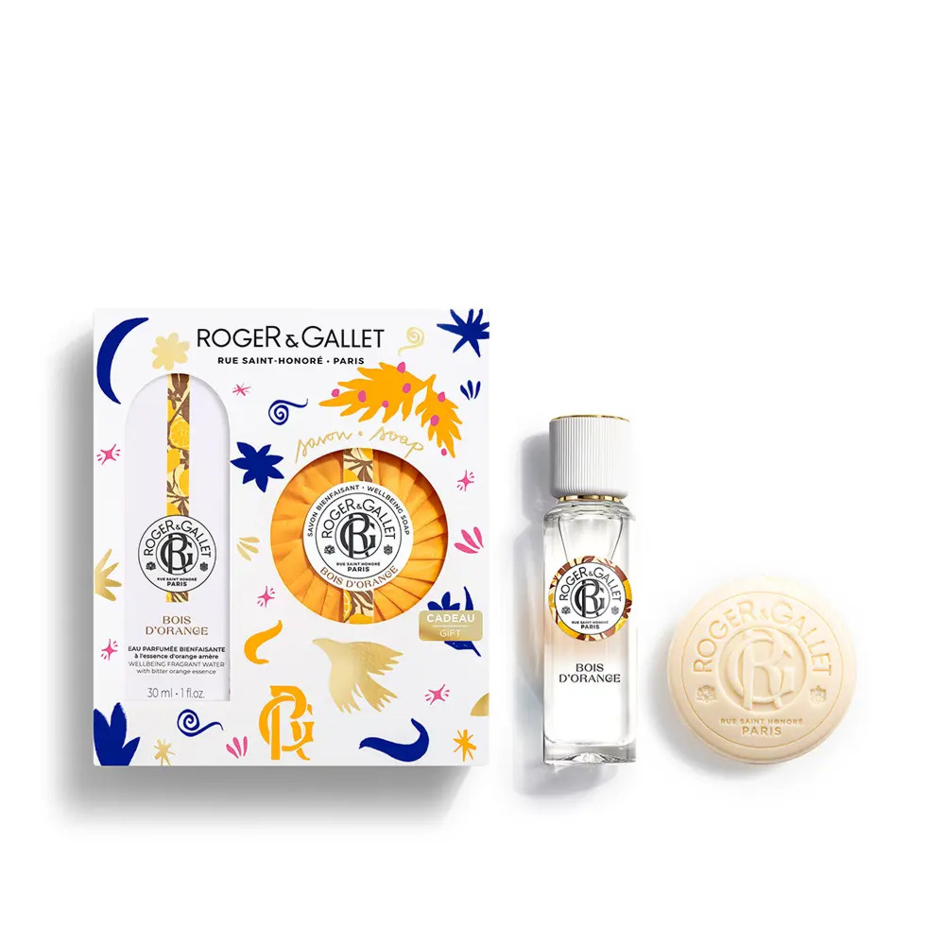 Roger & Gallet Bois Orange gua Perfumada + Sabonete Coffret