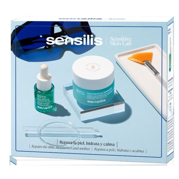 Sensilis Skin Rescue [Barrier] Creme + Sensilis Skin Rescue [Srum S.O.S]