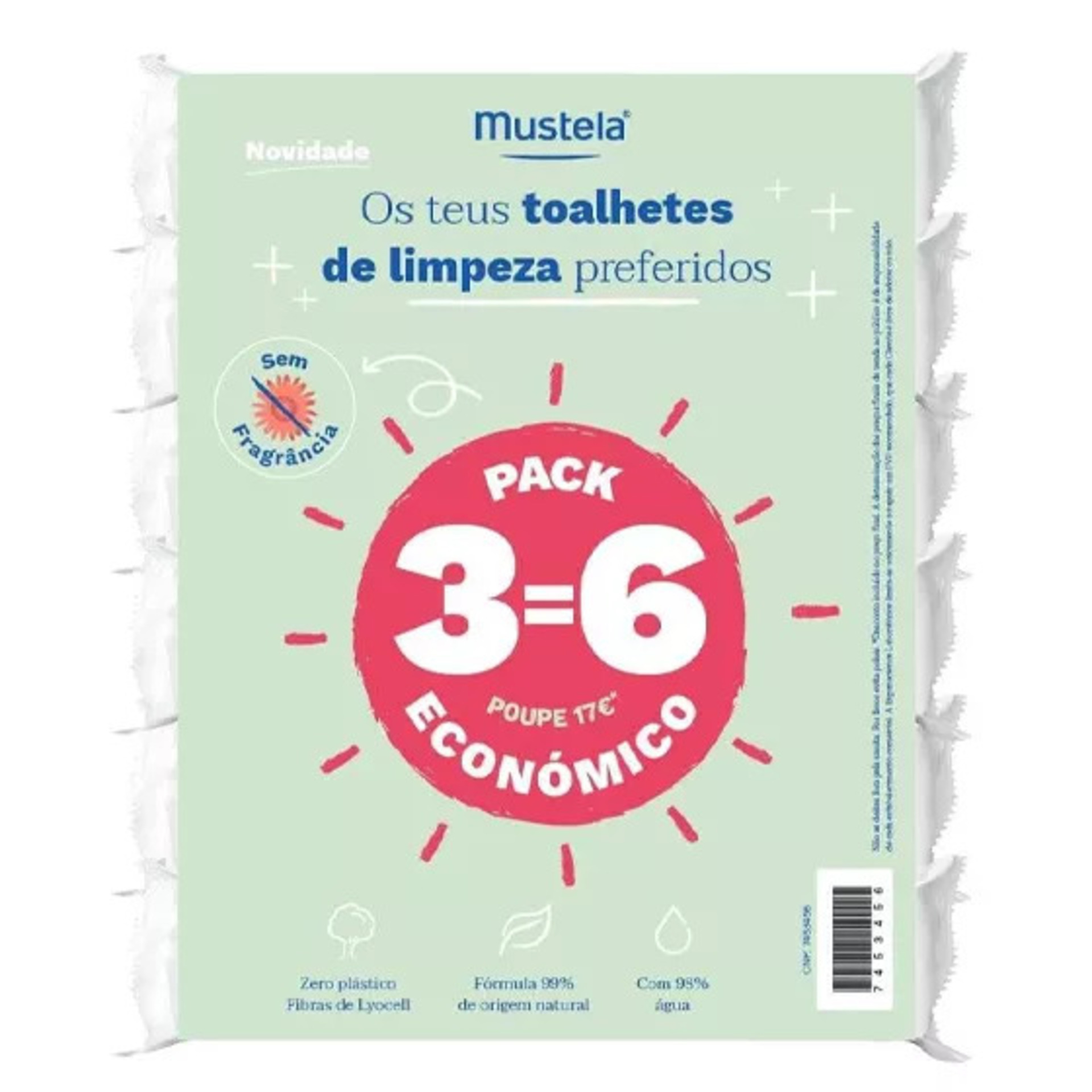 Mustela Bebe Toalhitas S/Perfume 