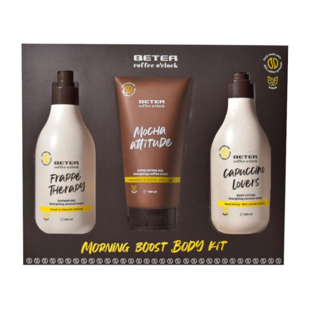 Beter Coffee O'clock Gel de Banho + Loção Corporal + Esfoliante Beter Coffee O'clock Gel de Banho + Loção Corporal + Esfoliante