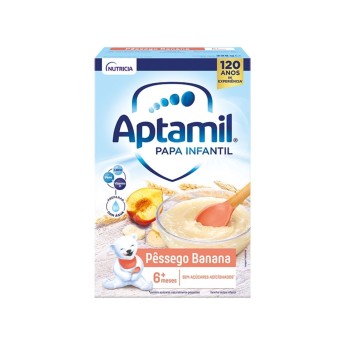 Aptamil Papa infantil Pssego e Banana 6M+