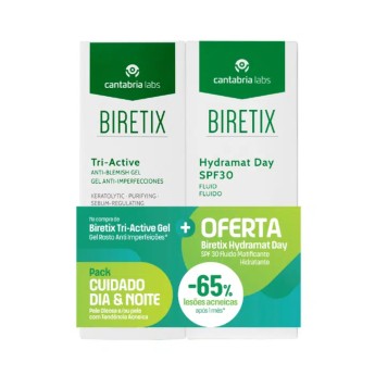 Biretix Hydramat Day SPF30 + Tri-Active Gel Biretix Hydramat Day SPF30 + Tri-Active Gel