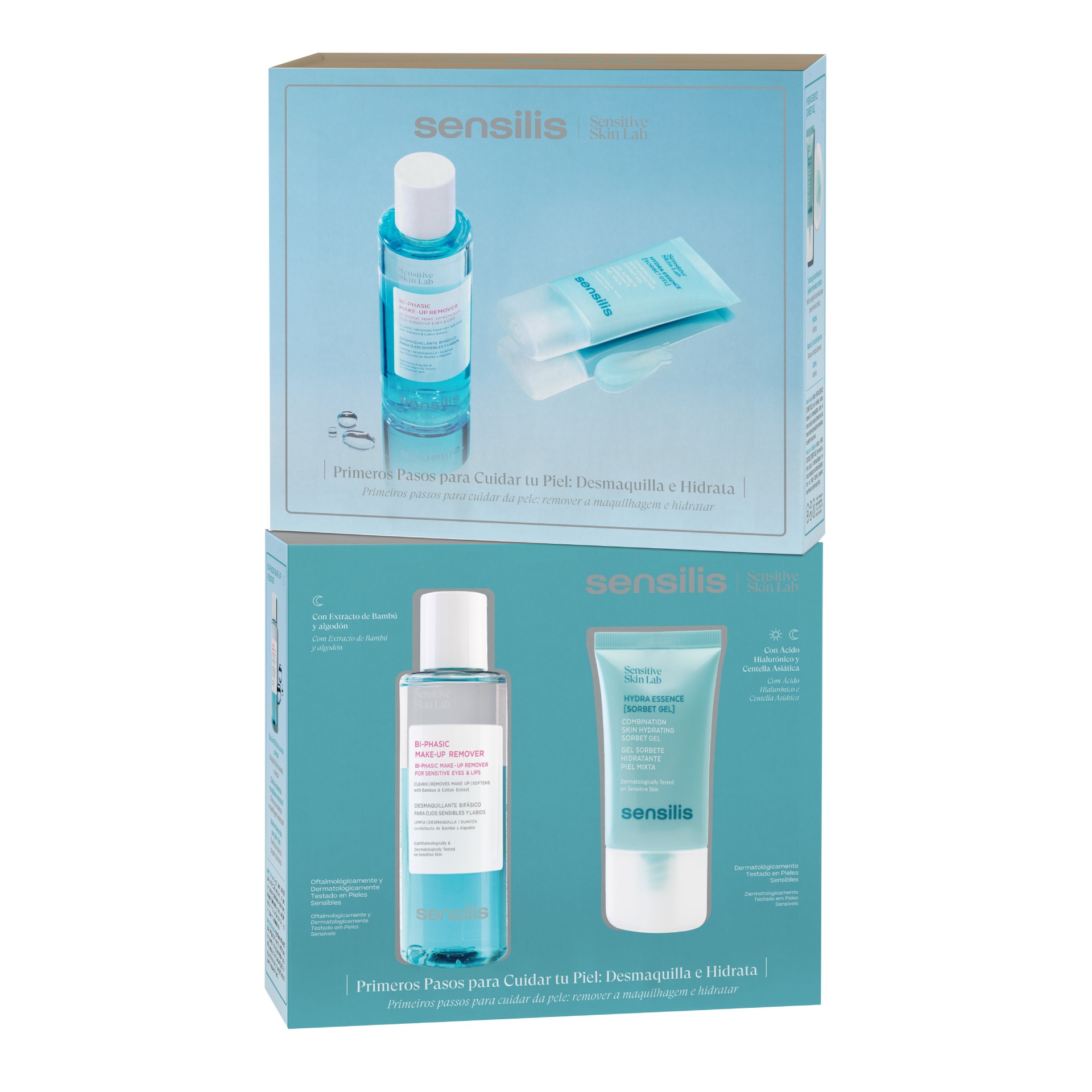 Sensilis Desmaquilhante Bifsico + Hydra Essence Gel Sorbet Coffret